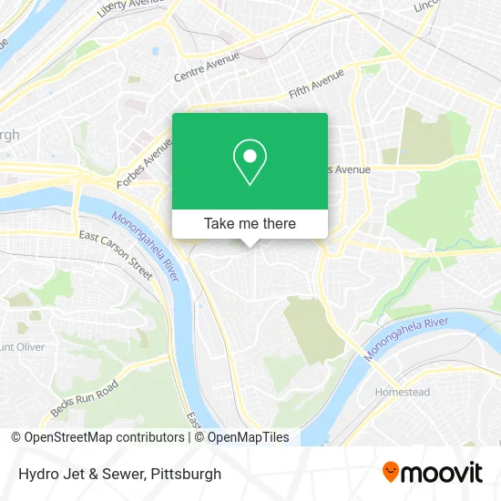 Hydro Jet & Sewer map