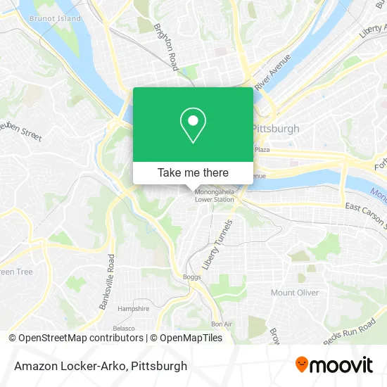 Amazon Locker-Arko map