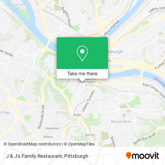 Mapa de J & J's Family Restaurant