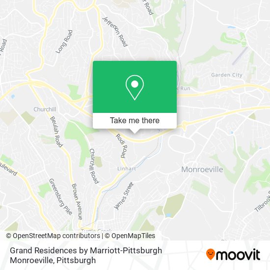 Mapa de Grand Residences by Marriott-Pittsburgh Monroeville