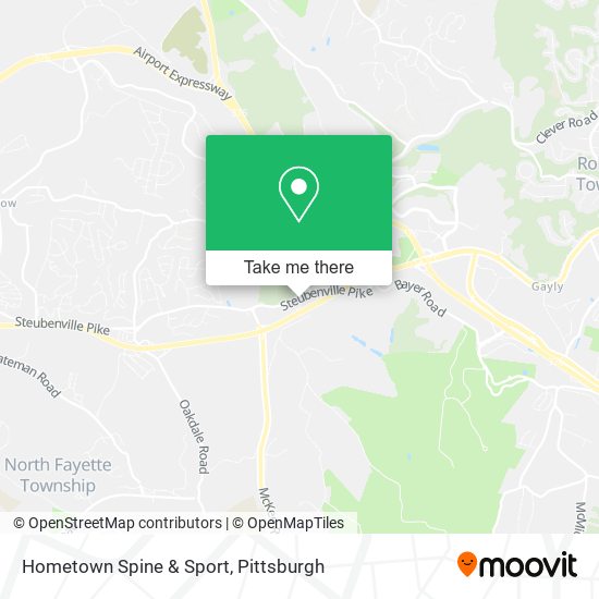 Mapa de Hometown Spine & Sport
