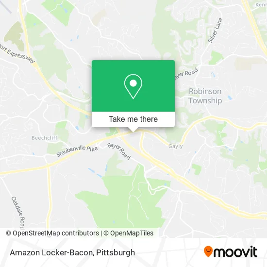 Amazon Locker-Bacon map