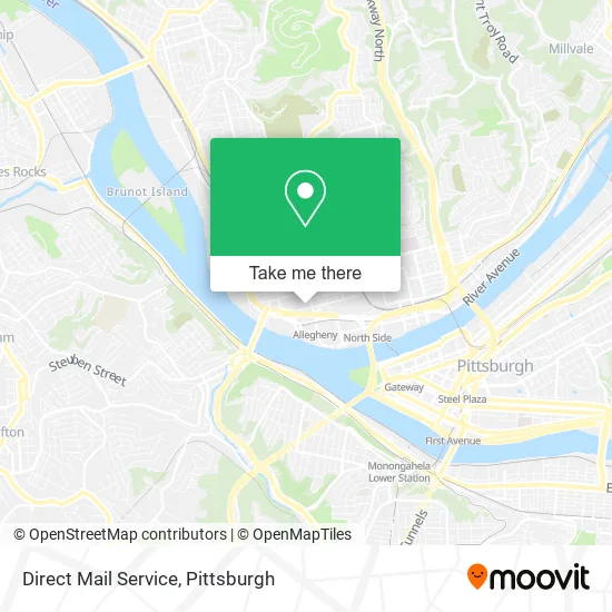 Direct Mail Service map