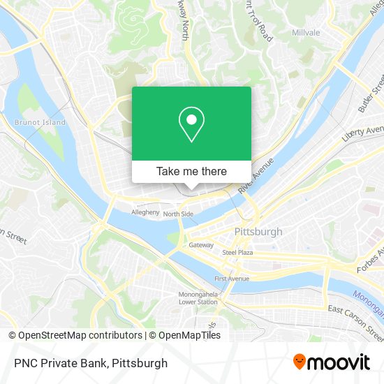 PNC Private Bank map
