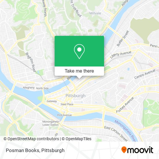 Mapa de Posman Books