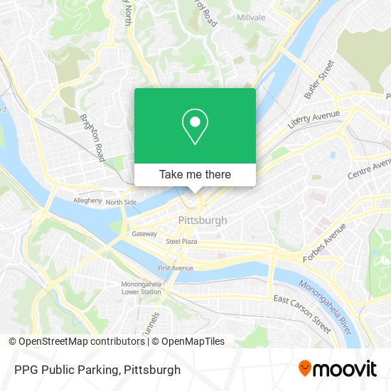 PPG Public Parking map