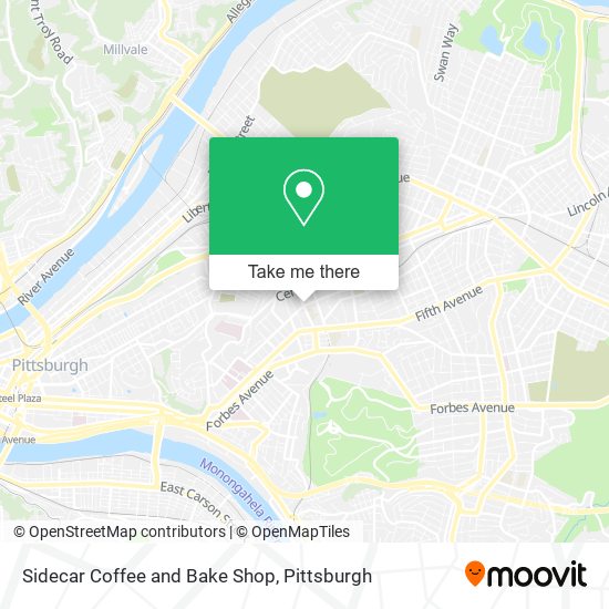 Sidecar Coffee and Bake Shop map