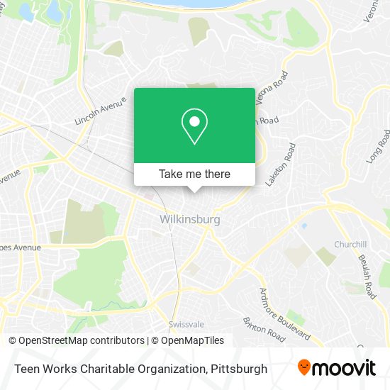 Teen Works Charitable Organization map