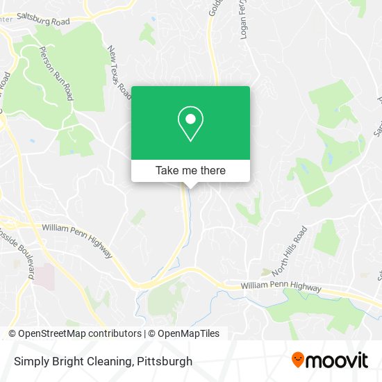 Simply Bright Cleaning map