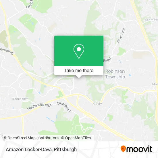 Amazon Locker-Dava map