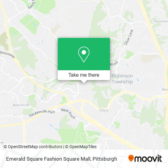 Mapa de Emerald Square Fashion Square Mall