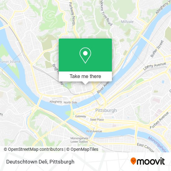 Mapa de Deutschtown Deli