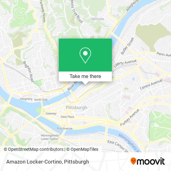 Amazon Locker-Cortino map