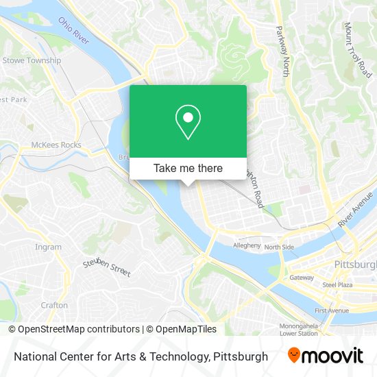 National Center for Arts & Technology map