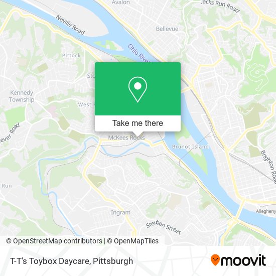 Mapa de T-T's Toybox Daycare