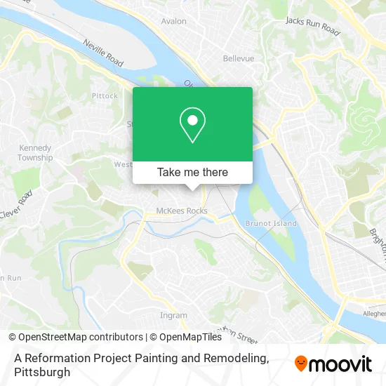 A Reformation Project Painting and Remodeling map