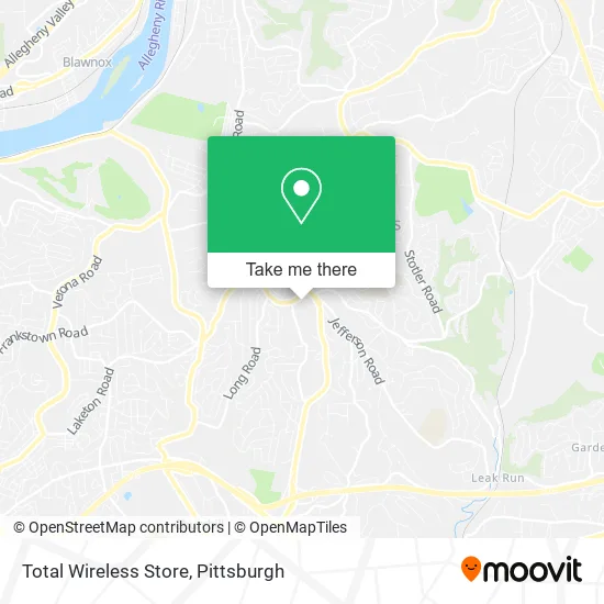 Total Wireless Store map