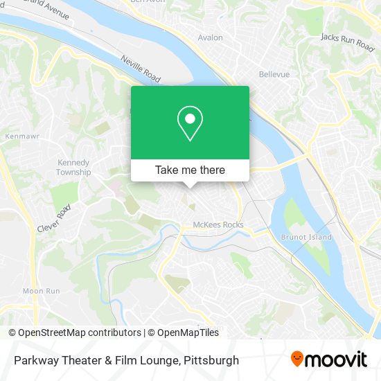 Mapa de Parkway Theater & Film Lounge
