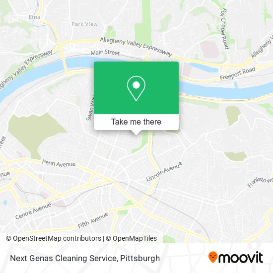 Next Genas Cleaning Service map