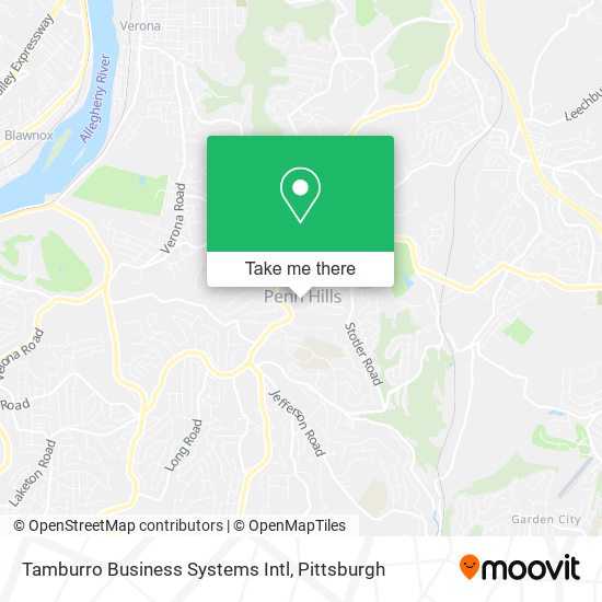 Tamburro Business Systems Intl map