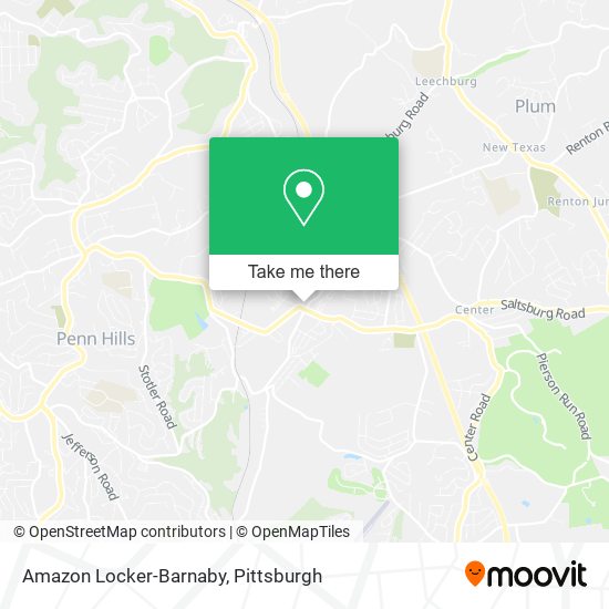 Mapa de Amazon Locker-Barnaby