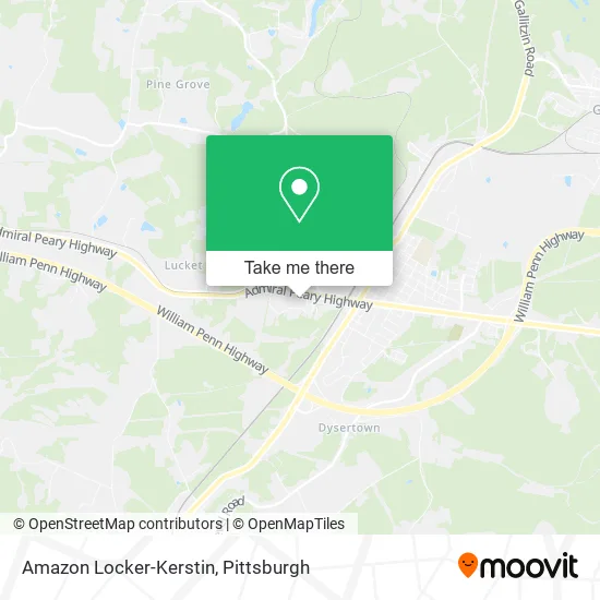 Amazon Locker-Kerstin map
