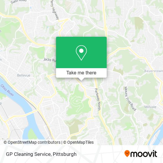 GP Cleaning Service map