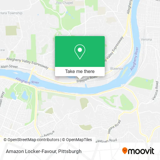 Amazon Locker-Favour map