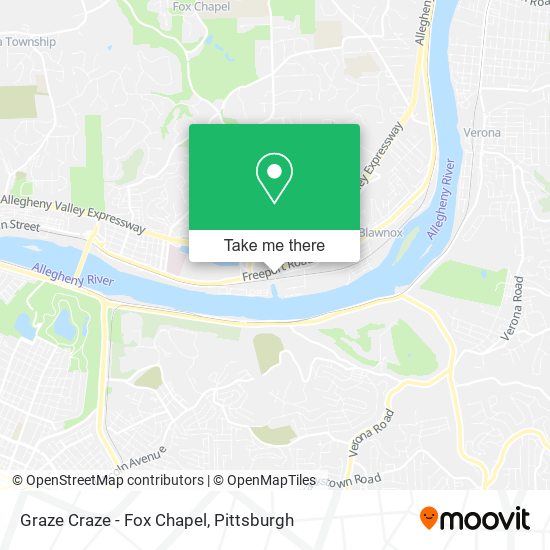 Graze Craze - Fox Chapel map