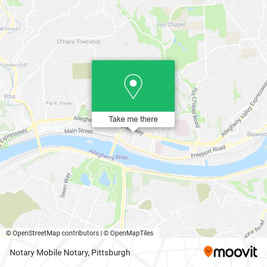 Mapa de Notary Mobile Notary