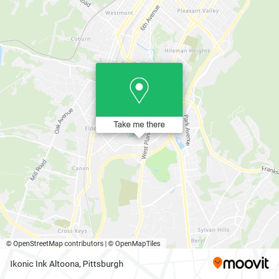 Mapa de Ikonic Ink Altoona