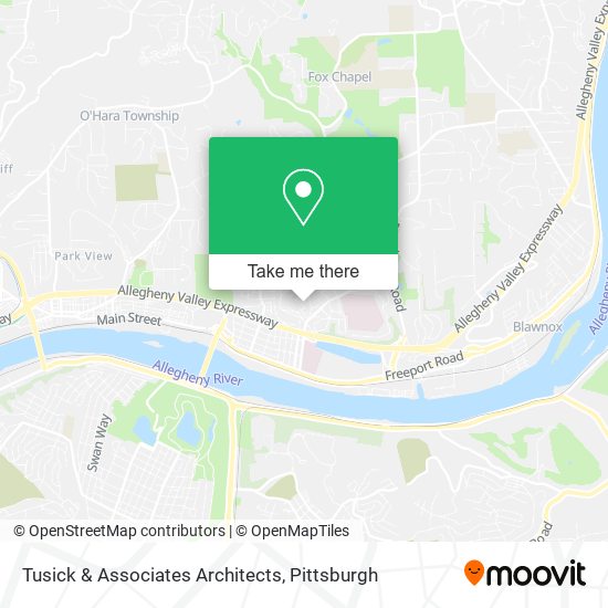 Mapa de Tusick & Associates Architects