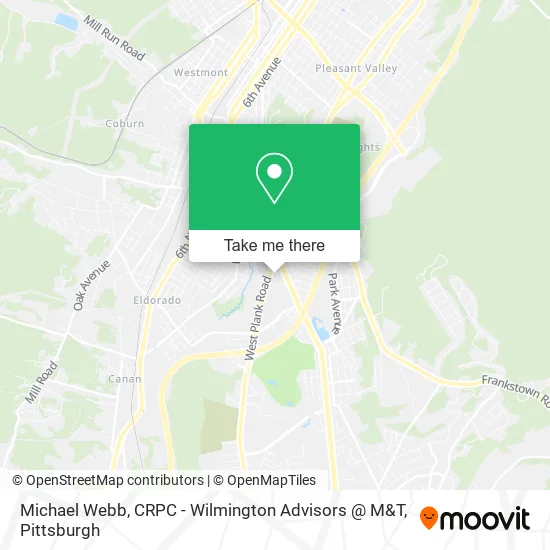 Michael Webb, CRPC - Wilmington Advisors @ M&T map