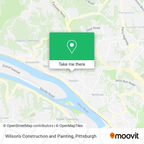 Wilson's Construction and Painting map