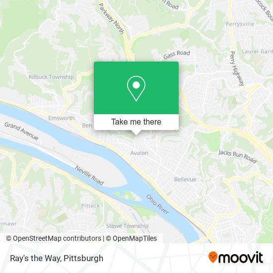 Ray's the Way map