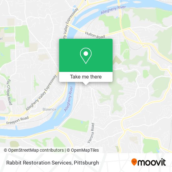 Mapa de Rabbit Restoration Services