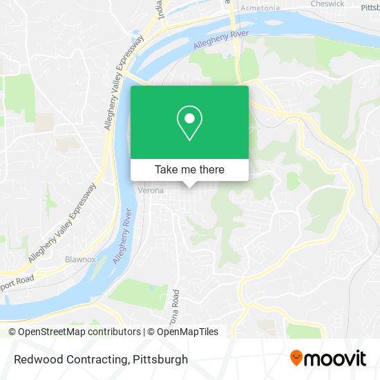 Redwood Contracting map