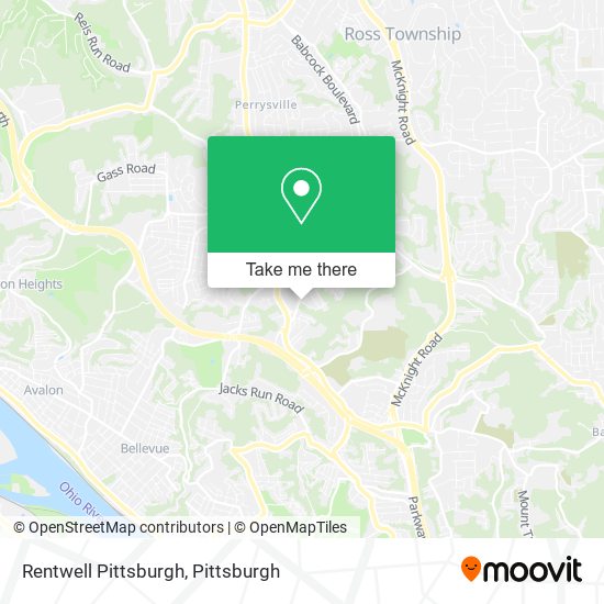 Mapa de Rentwell Pittsburgh