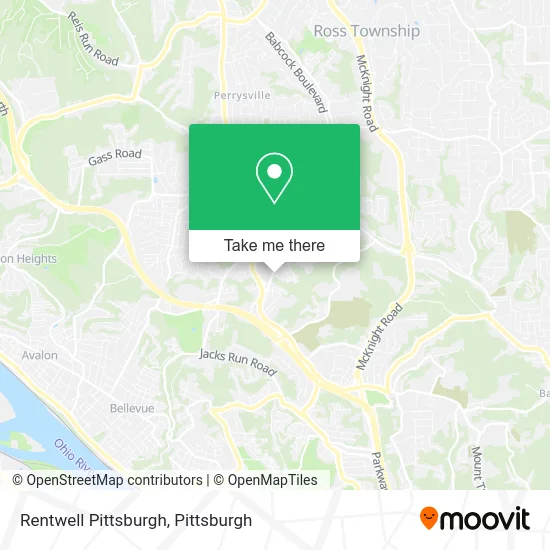 Rentwell Pittsburgh map