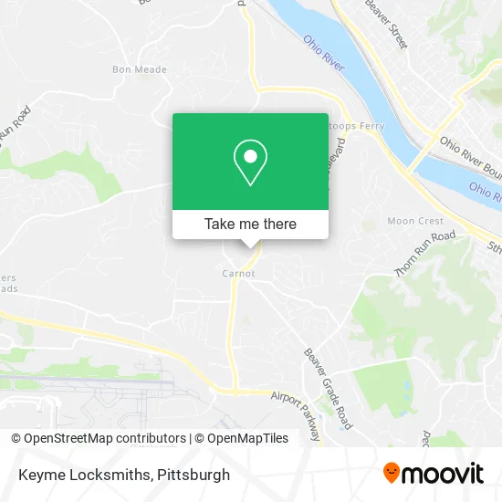 Keyme Locksmiths map