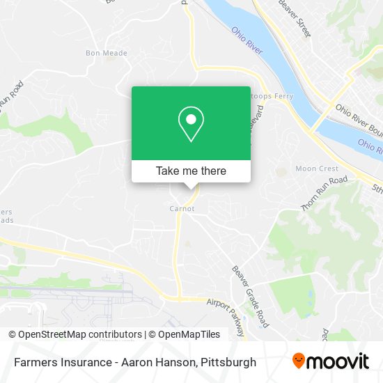Mapa de Farmers Insurance - Aaron Hanson