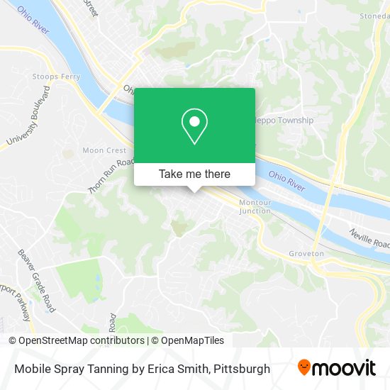 Mapa de Mobile Spray Tanning by Erica Smith