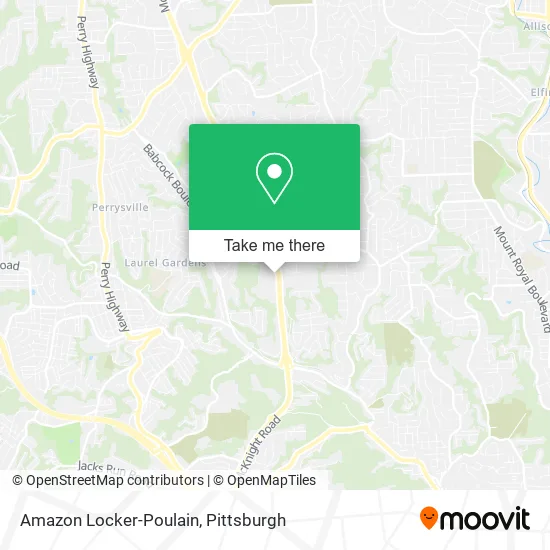 Amazon Locker-Poulain map