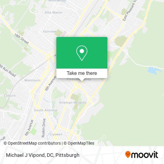 Michael J Vipond, DC map