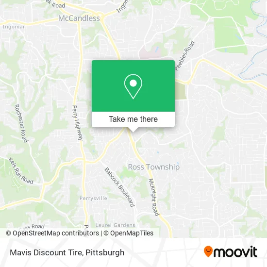 Mavis Discount Tire map