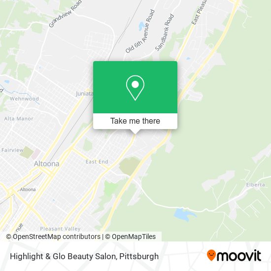 Mapa de Highlight & Glo Beauty Salon