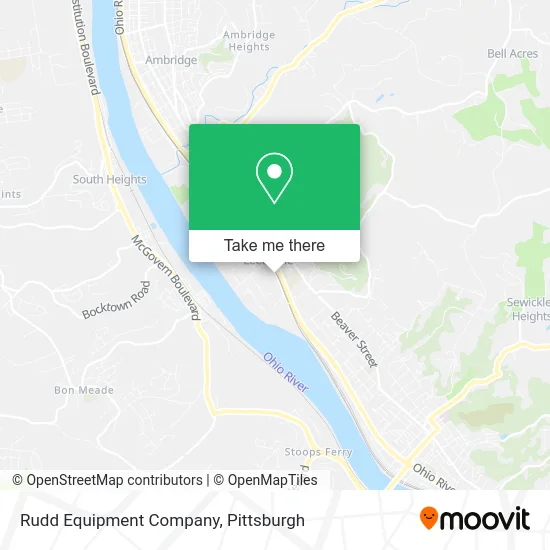 Rudd Equipment Company map