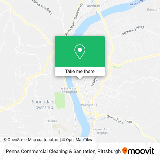 Mapa de Penn's Commercial Cleaning & Sanitation