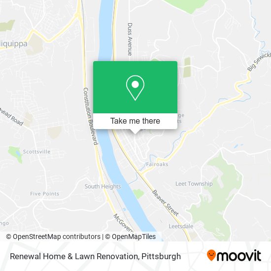 Renewal Home & Lawn Renovation map