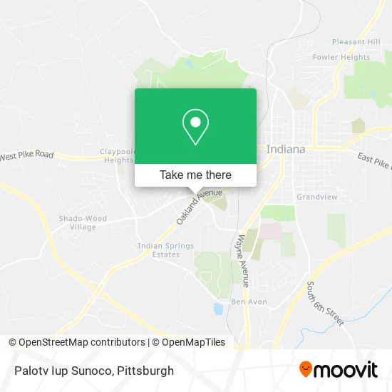Palotv Iup Sunoco map